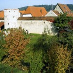 Stadtmauer Das Stück der Berchinger Stadtmauer, das zum Heffengartenhaus gehört